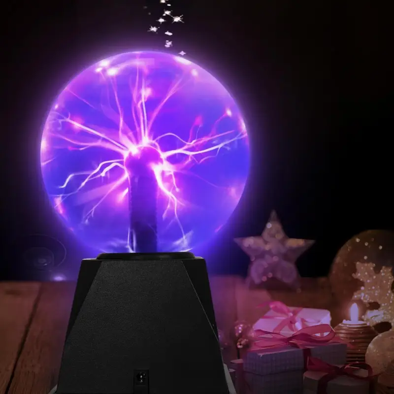 Boule ionique magique de 6 pouces, Touche de Lumière violette + commande vocale avec Câble USB Prix Bas