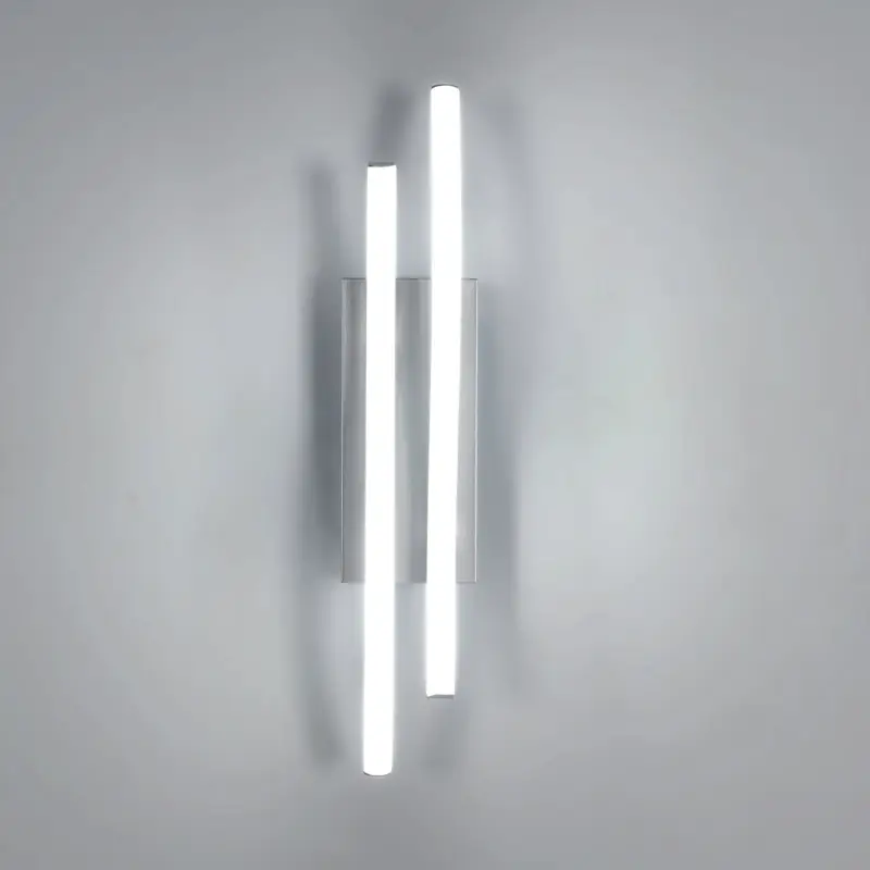 Retour Gratuit Applique murale en aluminium de forme spéciale, lumière blanche 6500K, 220V, argentée