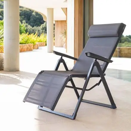 Fauteuil de jardin DECIMA Anthracite / Graphite Top Vente