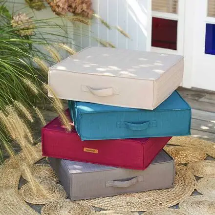 Dernier Modèle Coussin de sol d&rsquo;extérieur KORAI Ardoise