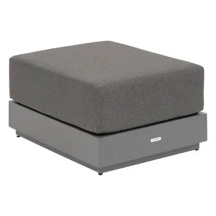 Achat Immédiat Pouf de jardin ALLURE Graphite & Gris foncé