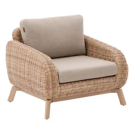 Fauteuil de salon de jardin MANISSA Beige Nouveauté