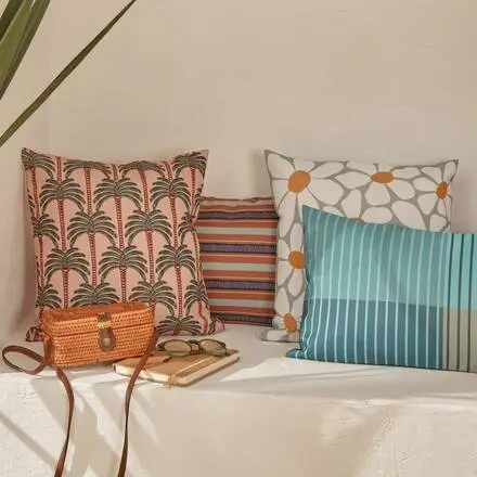 Expédition Rapide Housse de coussin d&rsquo;extérieur ALBIN Lin