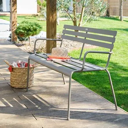 Banc de jardin GREENSBORO Café Produit De Marque
