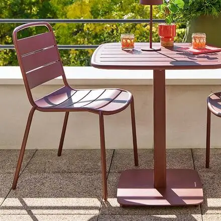 Chaise de jardin ALEGORIA Acajou Remise