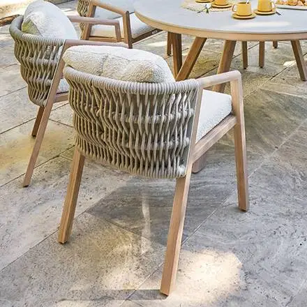 Fauteuil de jardin MYLORE Beige / Honey Offre Spéciale