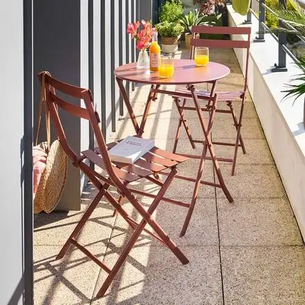 Table de balcon pliante GREENSBORO Acajou Quantité Limitée