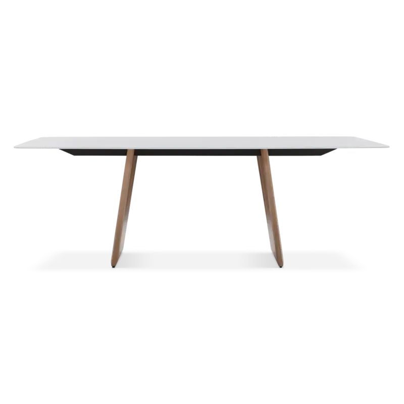 Volare – Table de salle à manger en bois et porcelaine par Trica Commande En Gros