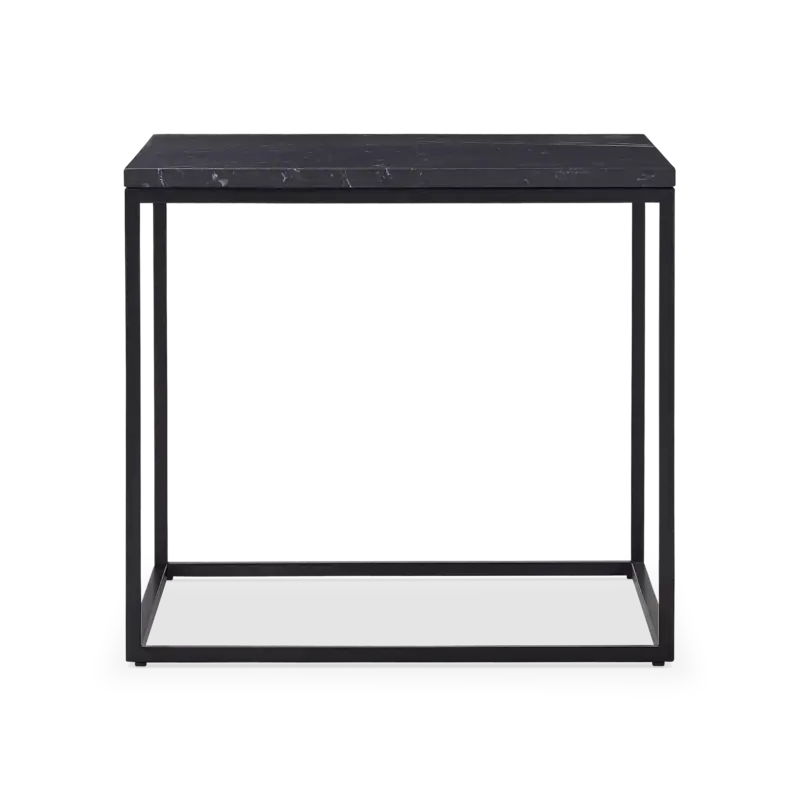 Onix – Table d'appoint avec plateau en marbre Offre Limitée