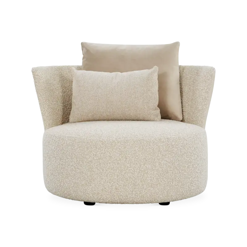 Jusqu&rsquo;à Épuisement Des Stocks Love – Grand fauteuil en cuir et en tissu