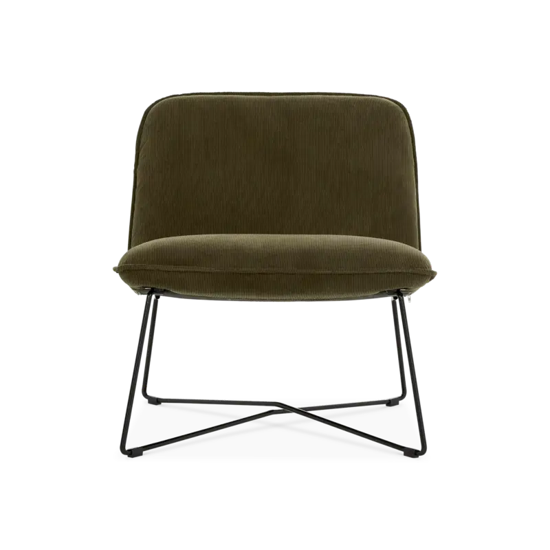 Haute Qualité Fly – Fauteuil en tissu velouté