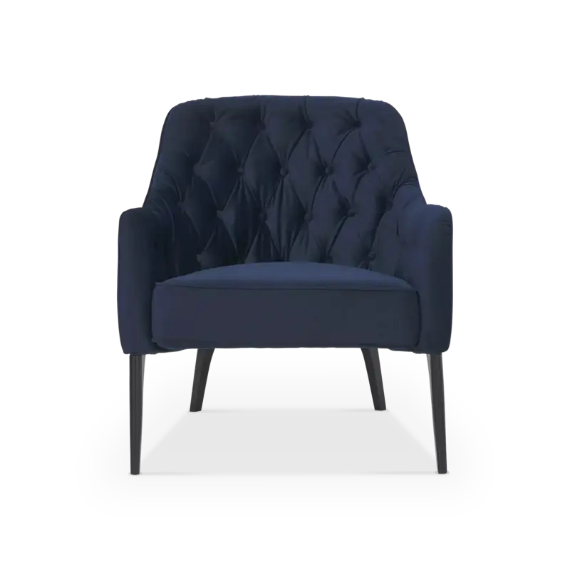 Achat Immédiat Ellington – Fauteuil capitonné en velours