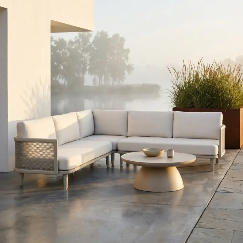 Dome – Table basse extérieure en aluminium Prix Promo