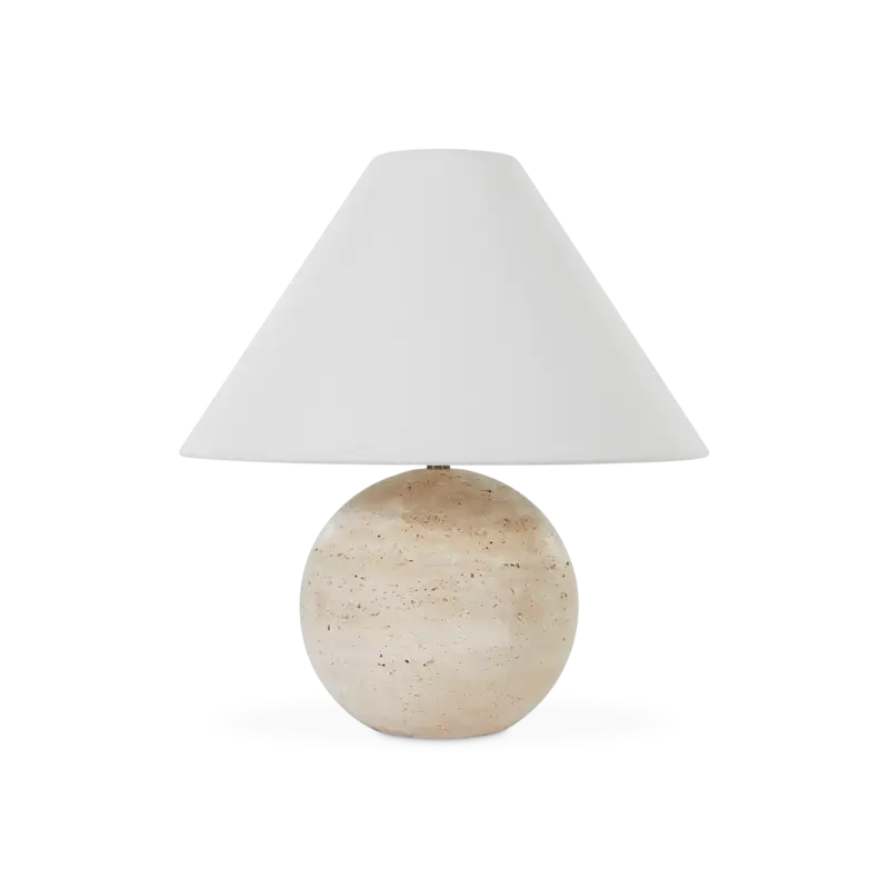 Assen – Lampe en travertin Expédition Rapide