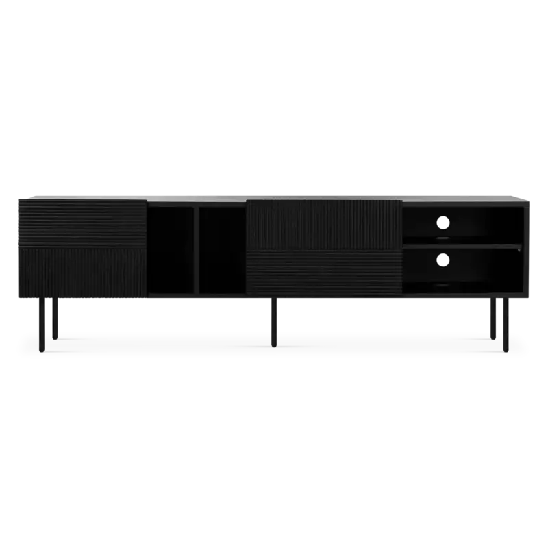 Remise Cannelle – Meuble TV moderne en bois