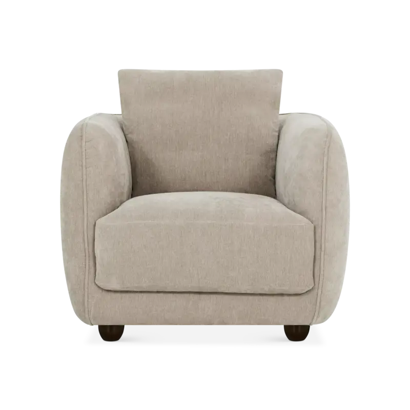 Lily - Fauteuil rembourré en tissu Dernier Modèle