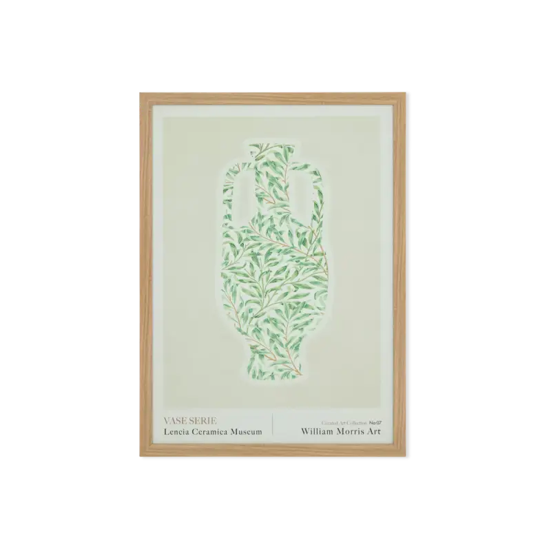 Vase – tableau d’un vase stylisé avec cadre naturel Dernière Chance