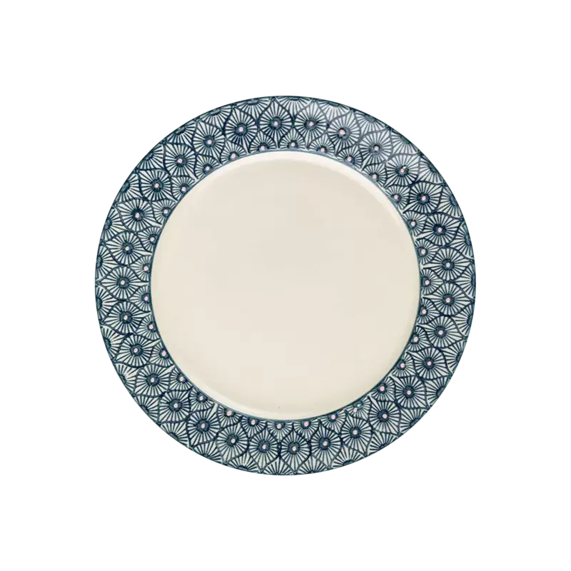 Achat Immédiat Mix – assiette à dîner en grès bleu