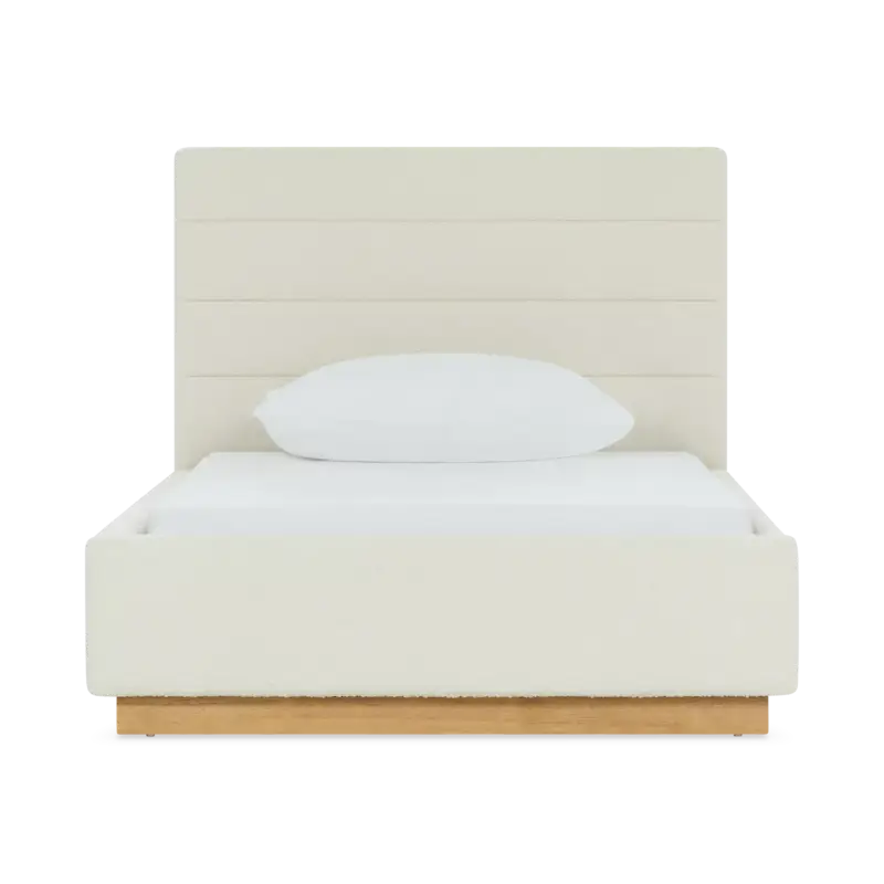 Offre Du Jour Plinth – Lit en tissu bouclé