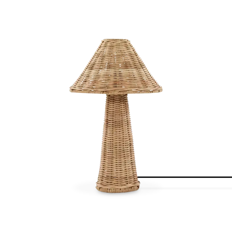 Balamba – lampe de table en fibre tressée Dernière Chance