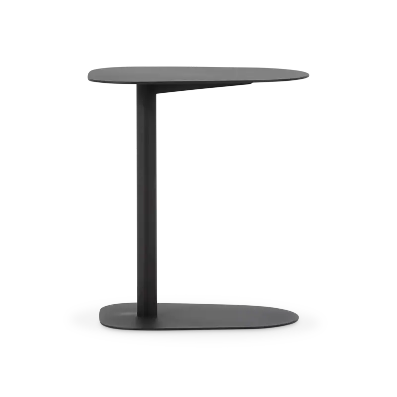 Authentique Lolly, Table d'appoint ovale extérieure en aluminium