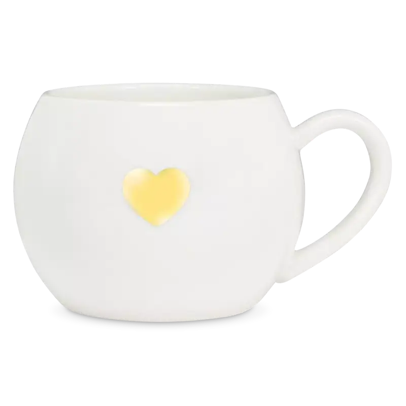 Tasse Ball – cœur doré 16 oz Nouvel Arrivage