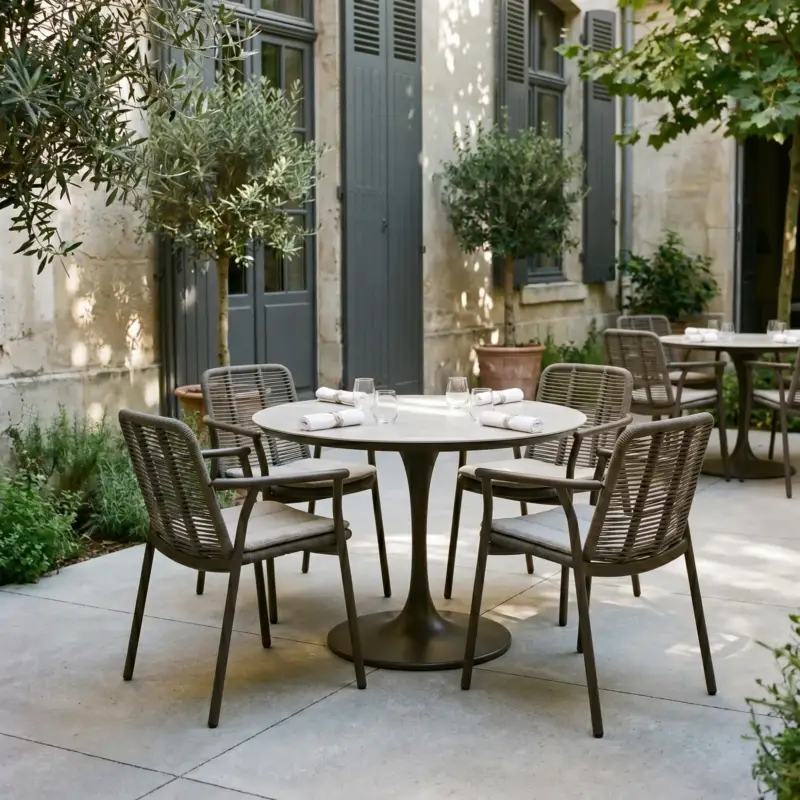 Top Vente Gingersnap - Chaise extérieure en corde