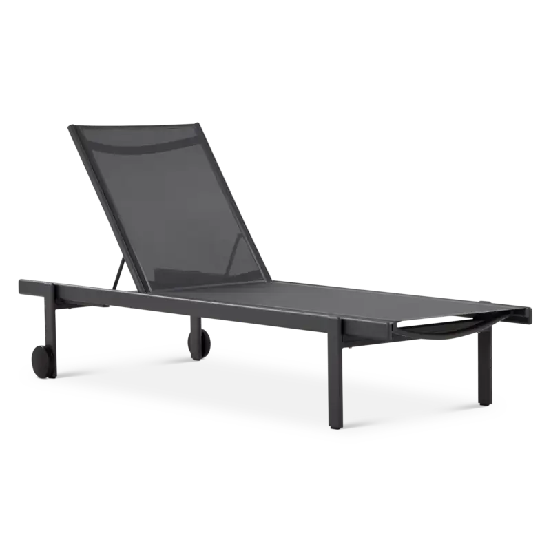Offre Spéciale Go-To - Chaise longue extérieure en textilène