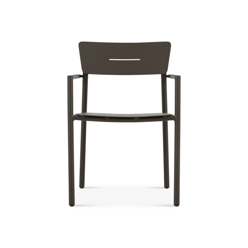 Prix Bas Straight Line - Chaise extérieure en aluminium