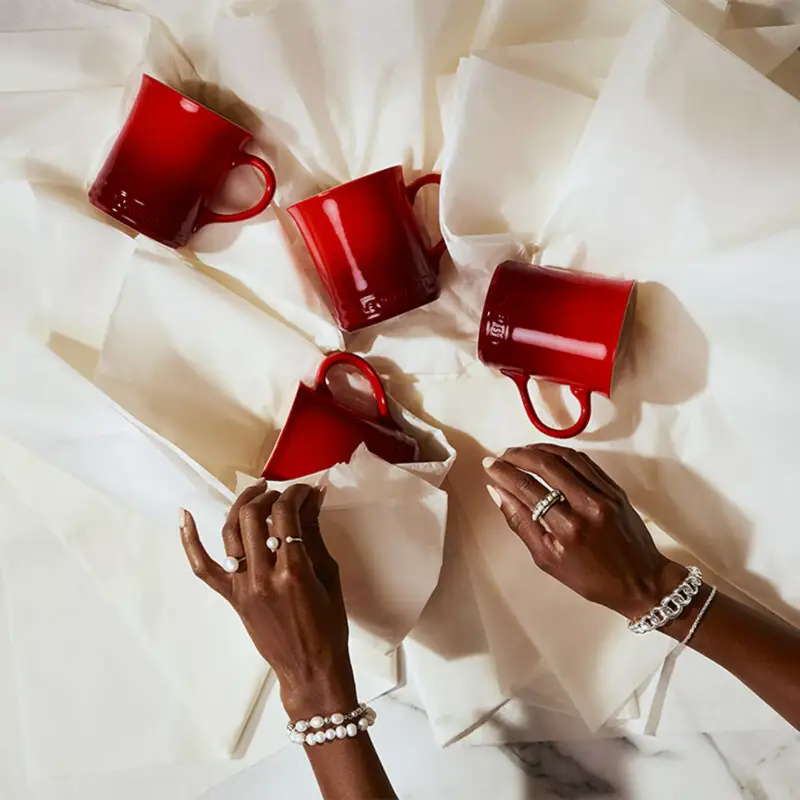 Prix Réduit Ensemble de 4 Tasses Classique par Le Creuset