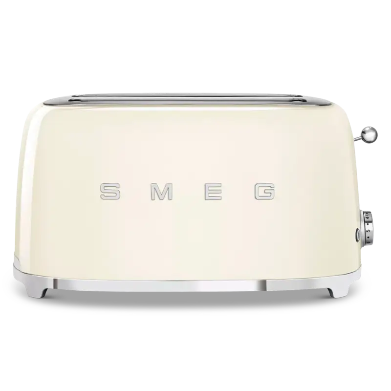 Grille-pain longues 4 tranches 50’s Style par Smeg Acheter Direct