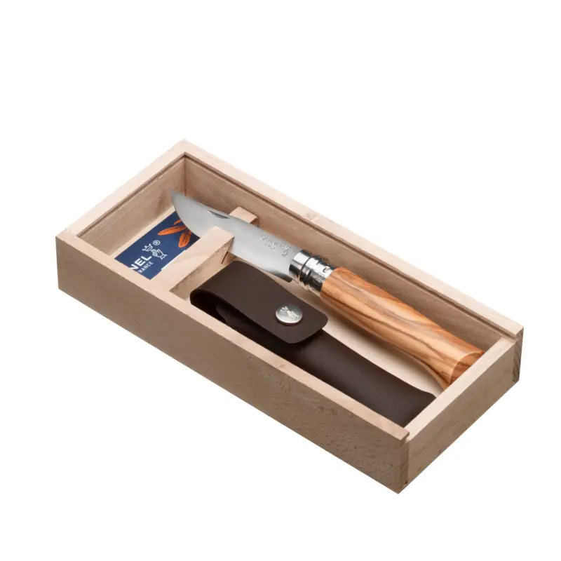 Opinel bois d'olivier avec étui Offre Du Jour