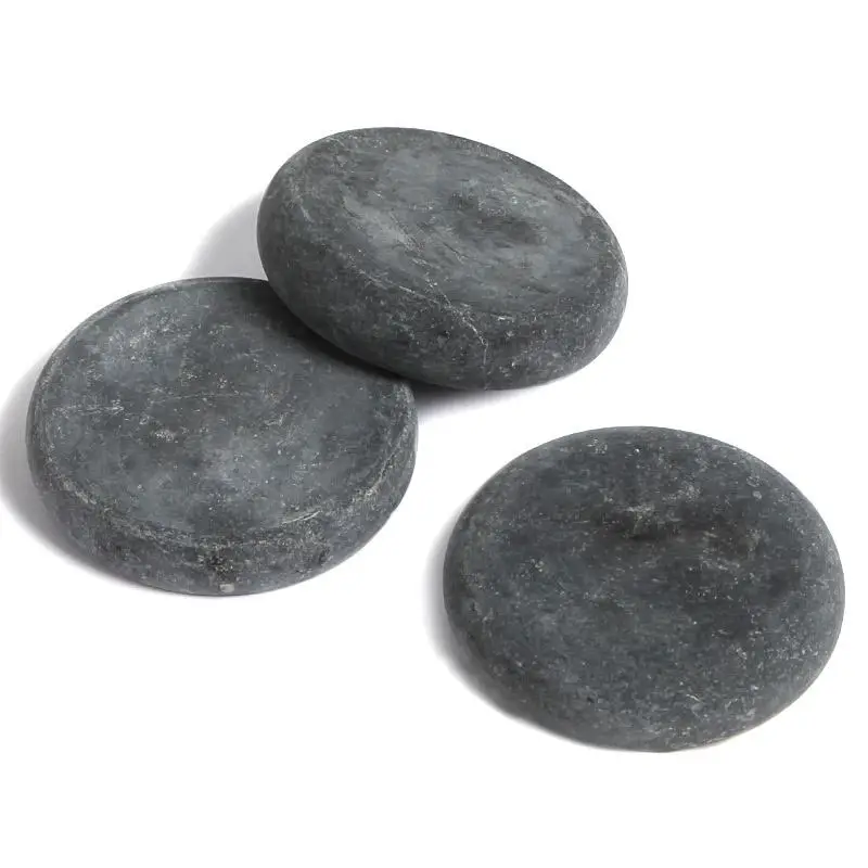 3 pierres rondes et plates de massage Prix Bas