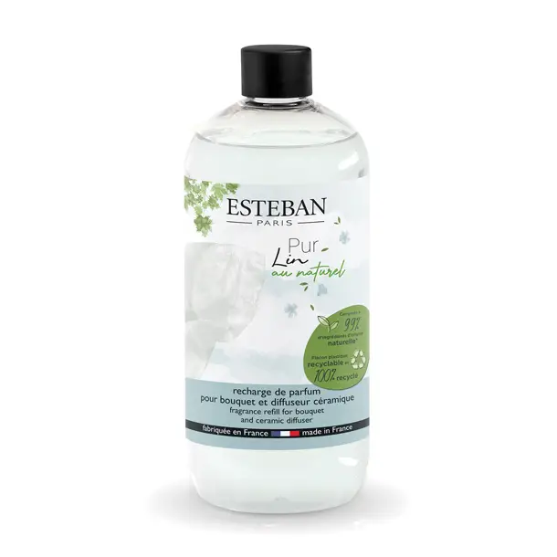 Dernière Chance Recharge bouquet Pur Lin naturel 500ml
