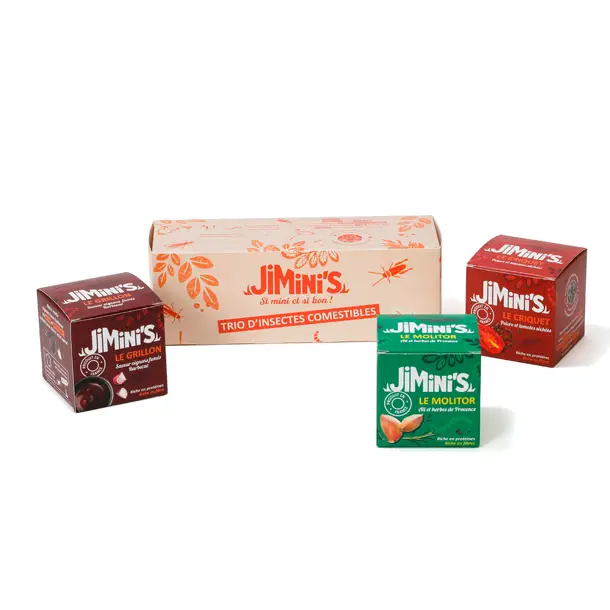 Bon Plan Coffret trio d'insectes comestibles