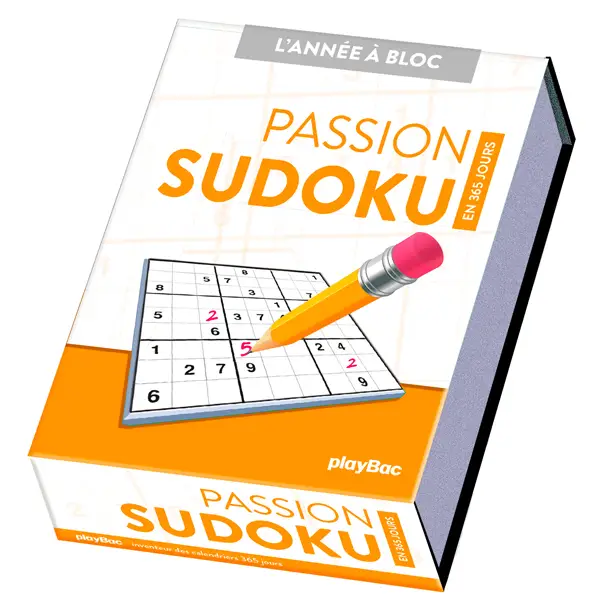 Bon Plan L'année à bloc : passion Sudoku