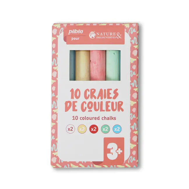 Offre Limitée Boite de 10 craies colorées