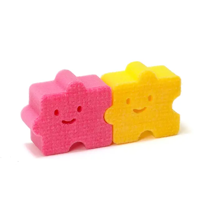2 mini éponges puzzle kawaï Top Vente