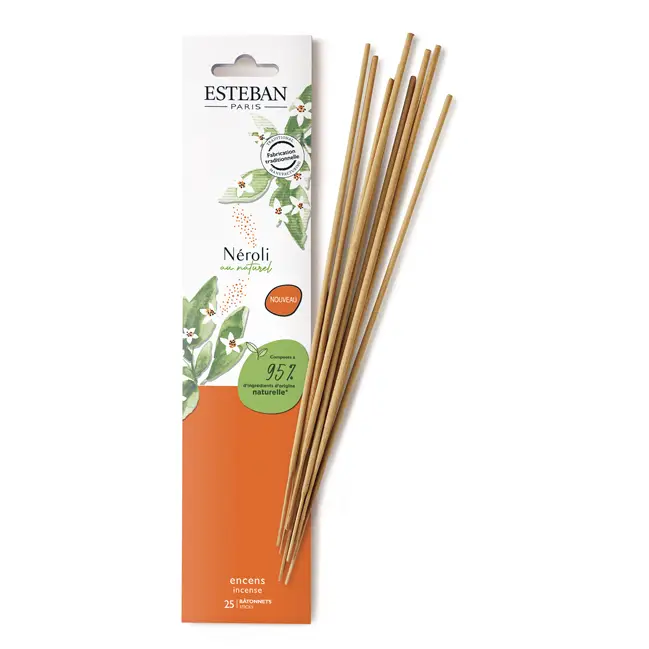 Commande En Gros Bâtonnets d'encens Néroli naturel Esteban