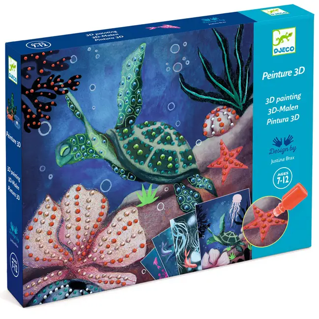Coffret peinture 3D abysse Réduction