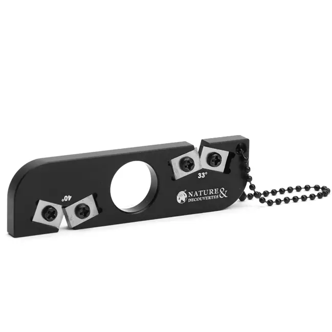 Prix Cassé Mini aiguiseur de couteau double