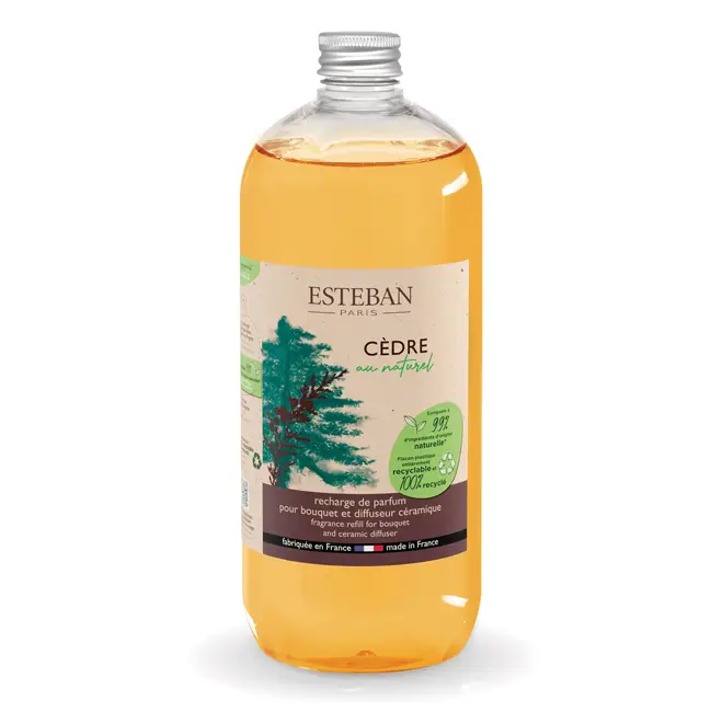 Recharge bouquet Cèdre naturel 1L Nouveauté