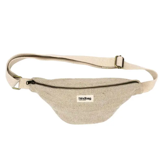 Achat Immédiat Sac banane coton bio Olivia Hindbag Beige