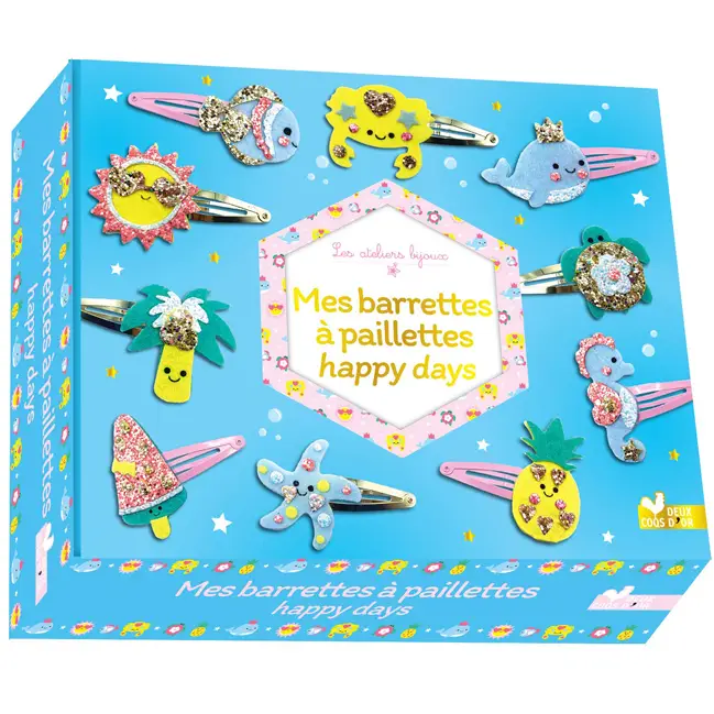 Achat Immédiat Coffret barrettes à paillettes