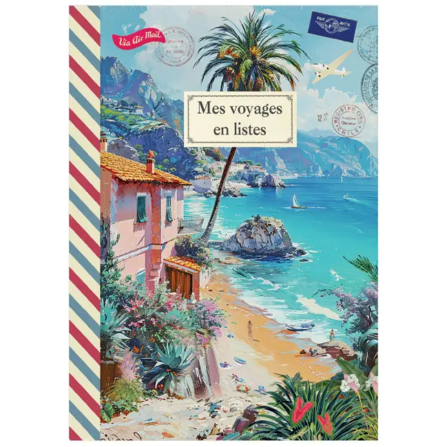 Meilleur Prix Carnet de notes Mes voyage en liste Gwenaelle Trolez