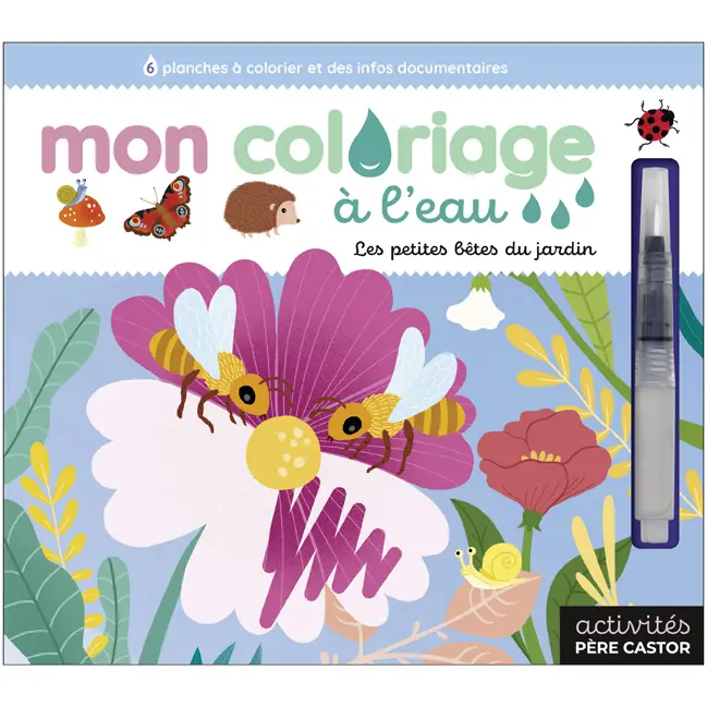 Coloriage Les petites bêtes du jardin Marque