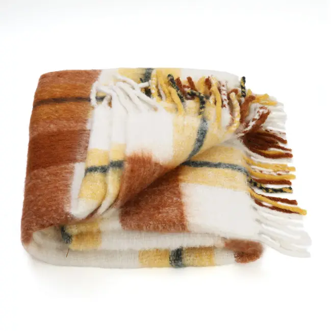 Bon Plan Plaid mohair