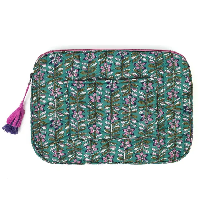 Pas Cher Housse de protection ordinateur en coton Vert