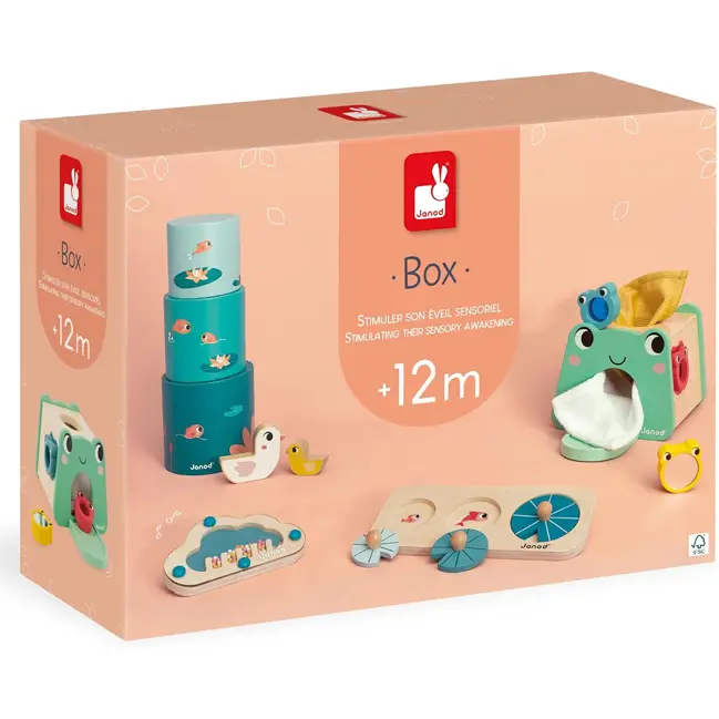 Coffret jeux d'éveil sensoriel Janod Prix Choc
