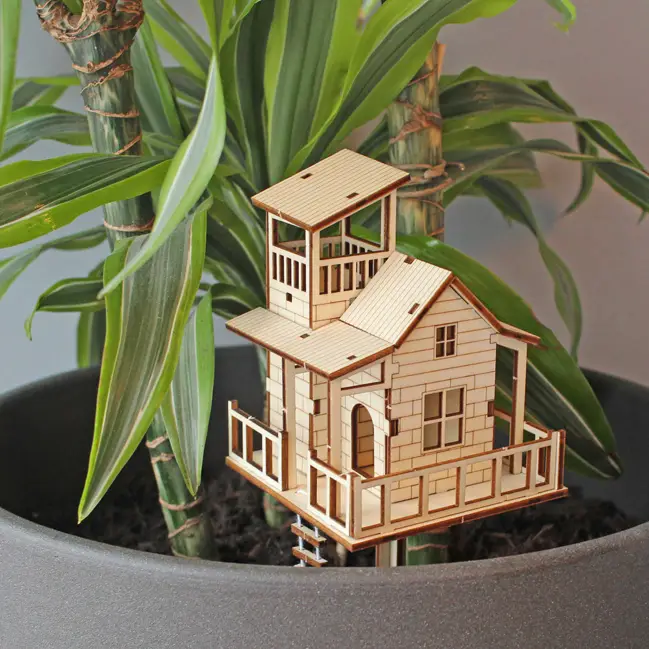 Nouveauté Mini cabane décorative à assembler